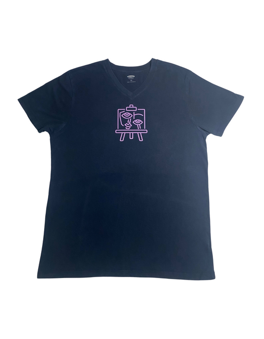 Lavender face painting Tee