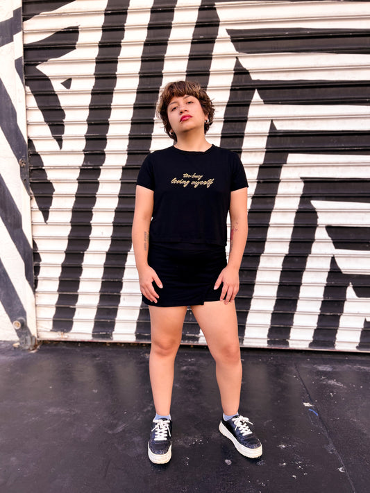 Too Busy Loving Myself — Crop Top